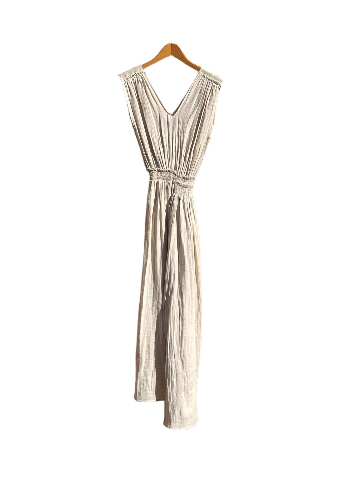 CECILIA SÖRENSEN - 789 ACACIA Dress in organic cotton muslin: Blue