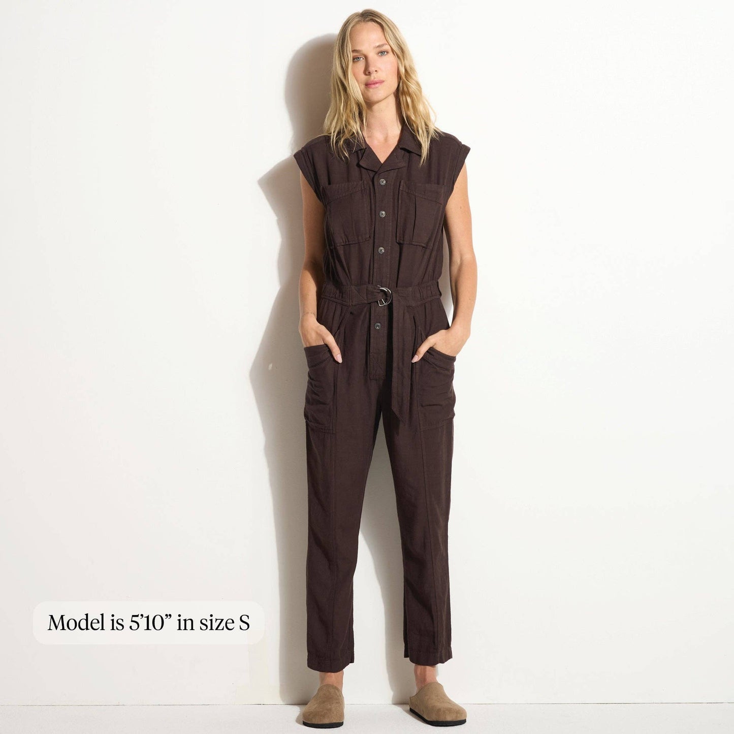 Rowan - Lincoln Muscle Tank Jumpsuit: Blue Dusk / XS / WWJR0003