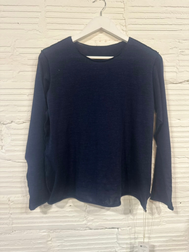 Washable Merino Tamaki Nuime Kuru long sleeve knit top