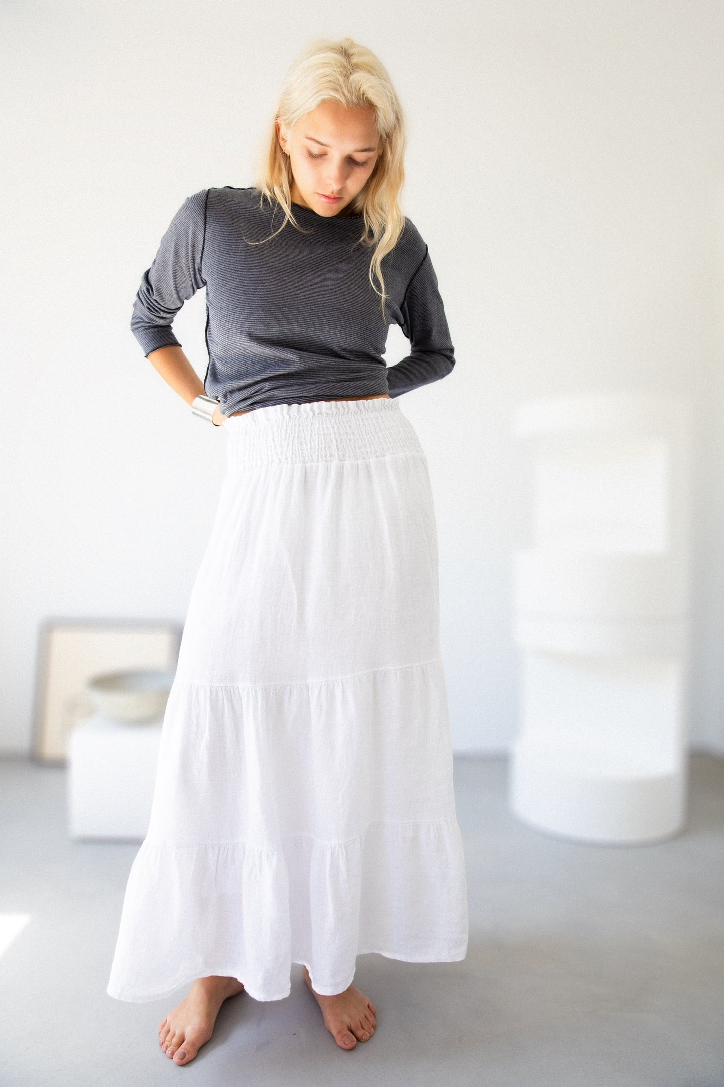 Firenze Linen Skirt