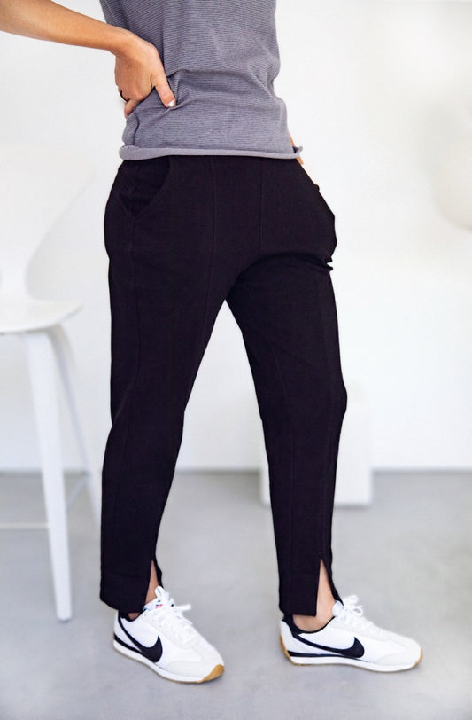 Pact - Women's Airplane Tapered Leg Pant: Black / Extra Small
