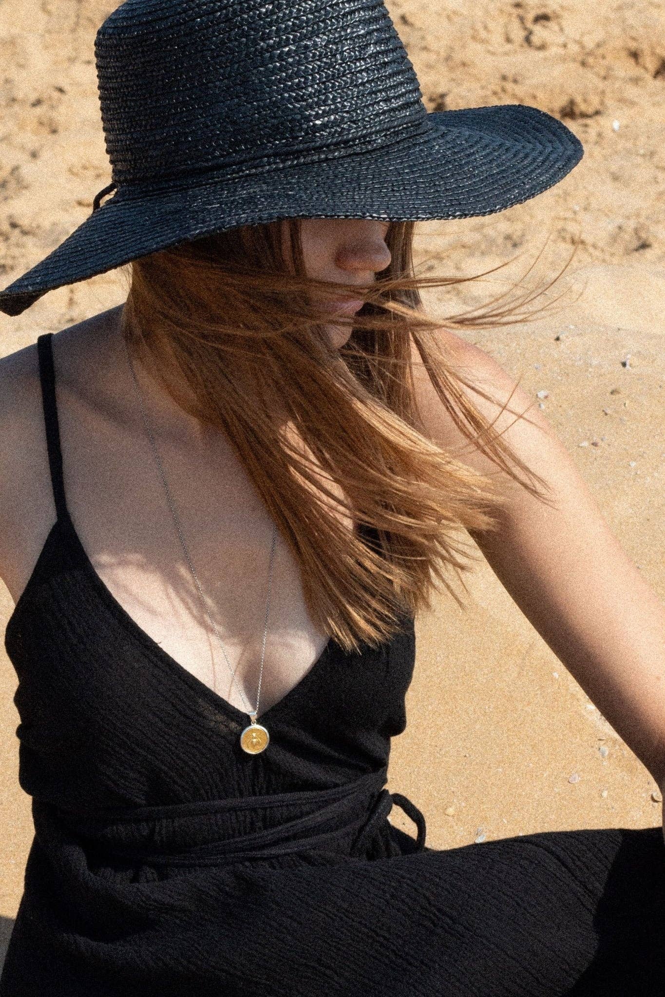 The Handloom - Sage Maxi Dress - Black: Black / One Size