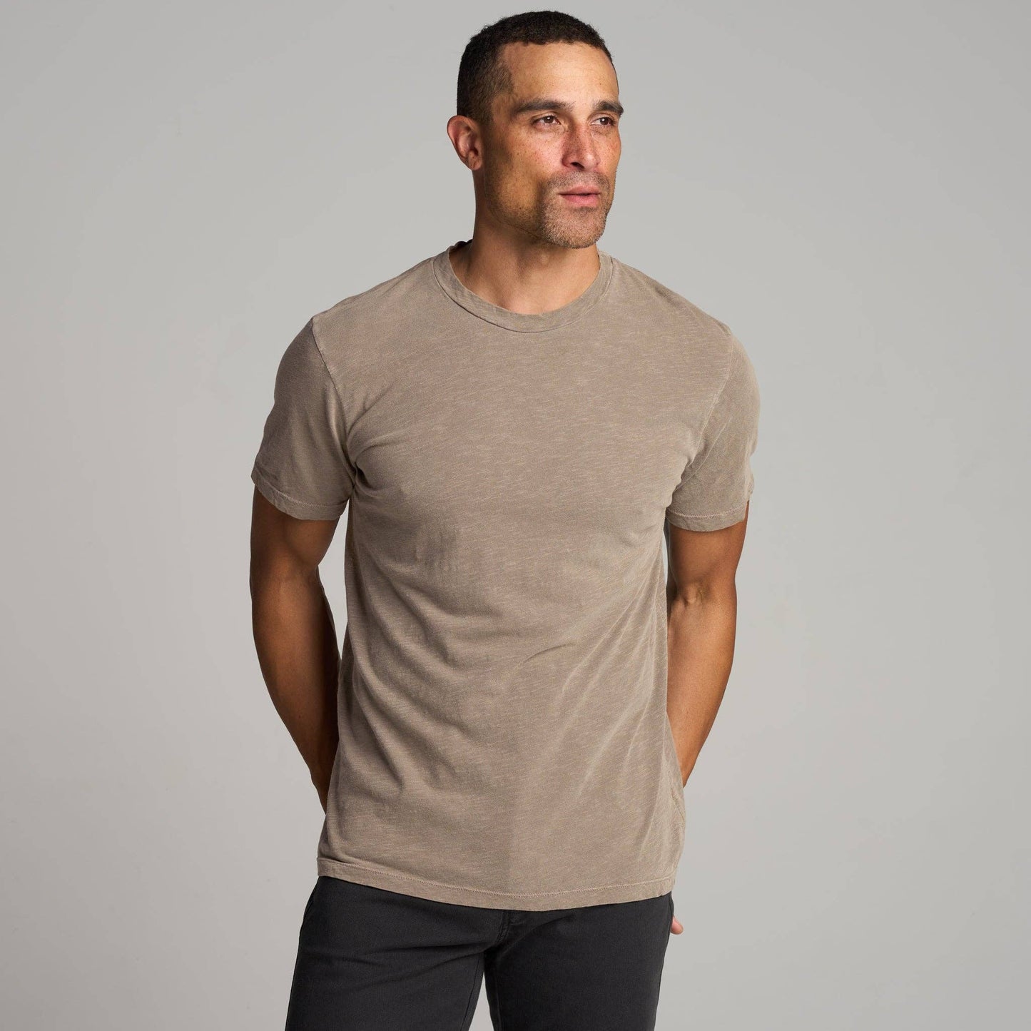 Rowan - Asher Standard Slub Tee: Black / L / MKTP0011