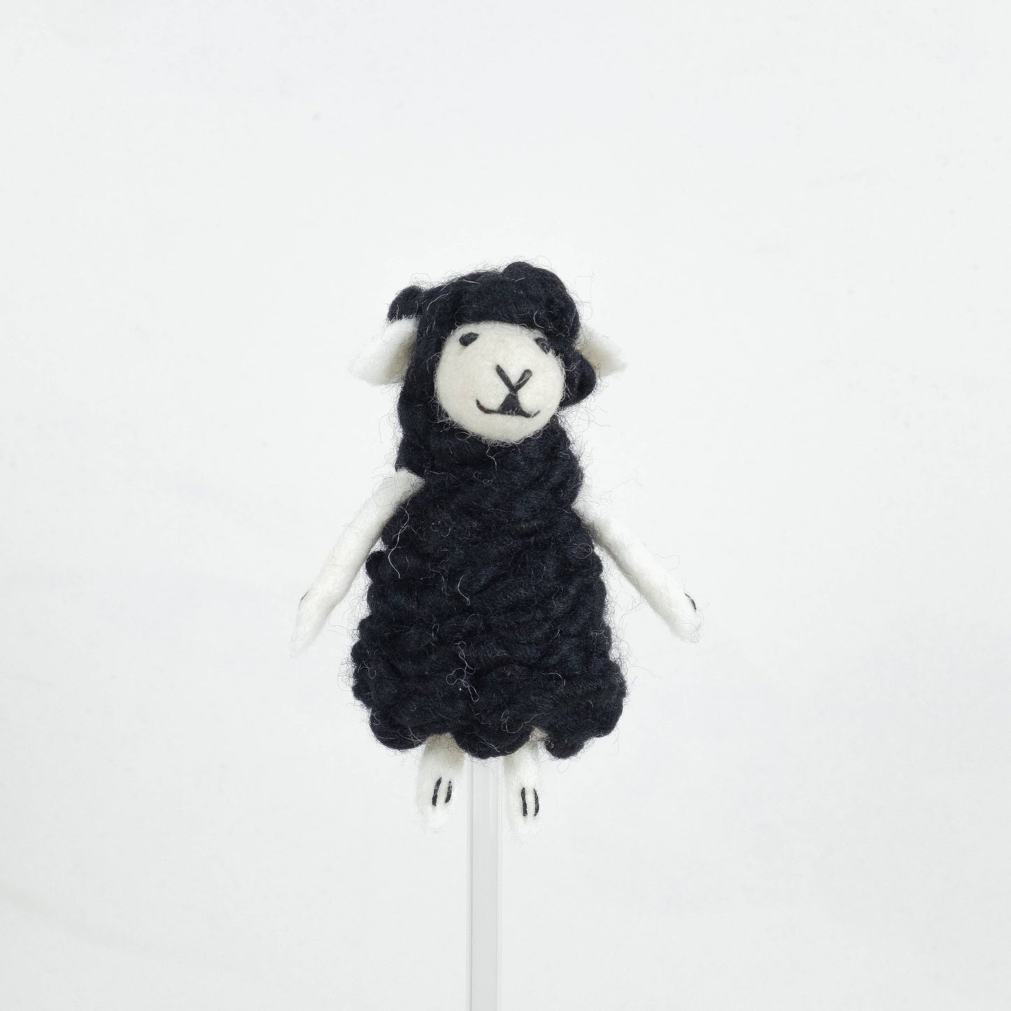Sheep Finger Puppets -Set of 5 . Made in Nepal