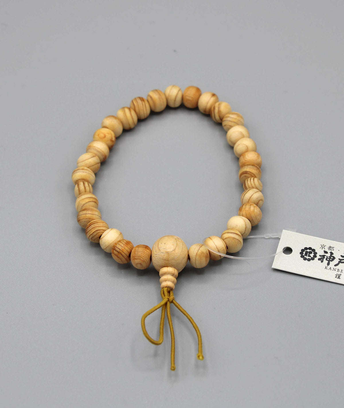 Japanese Hinoki cypress Bead Bracelet