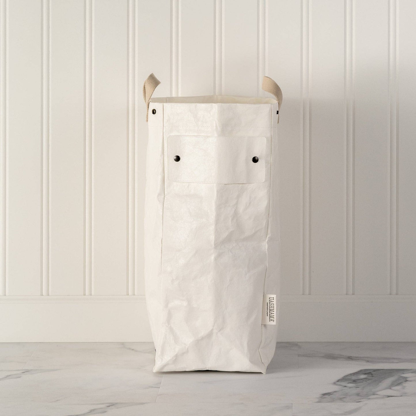 Uashmama - LAUNDRY BAG HAMPER: White