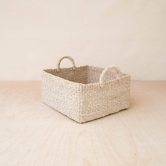 LIKHÂ - Square Tabletop Basket - Weave Basket | LIKHÂ