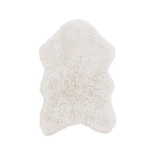 Lorena Canals Home - Woolable Rug Woolly - Sheep White: 2' 5" x 3' 7"
