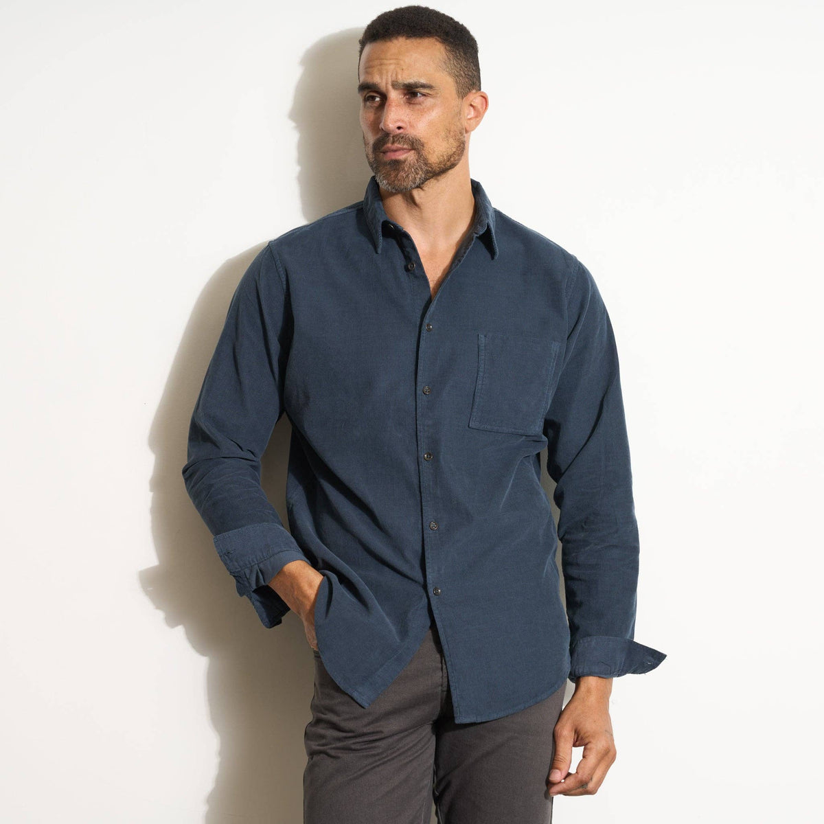 Nobel Fine Wale Cord Shirt