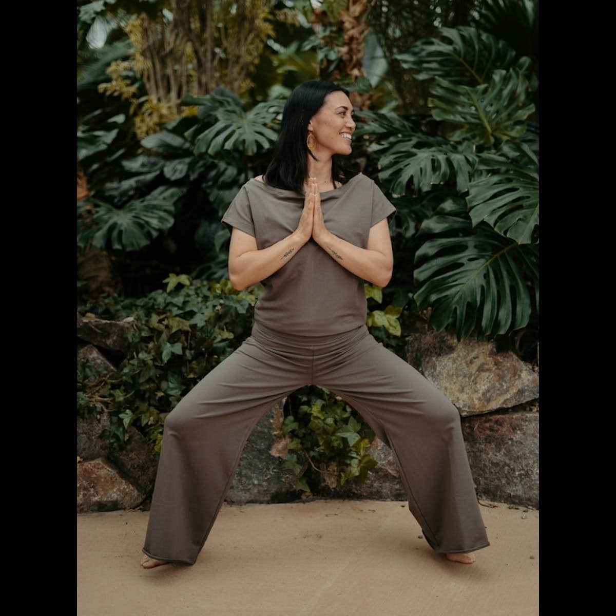 Soul Factory - Organic cotton Jumpsuit deluxe - Plum Truffle: 'S