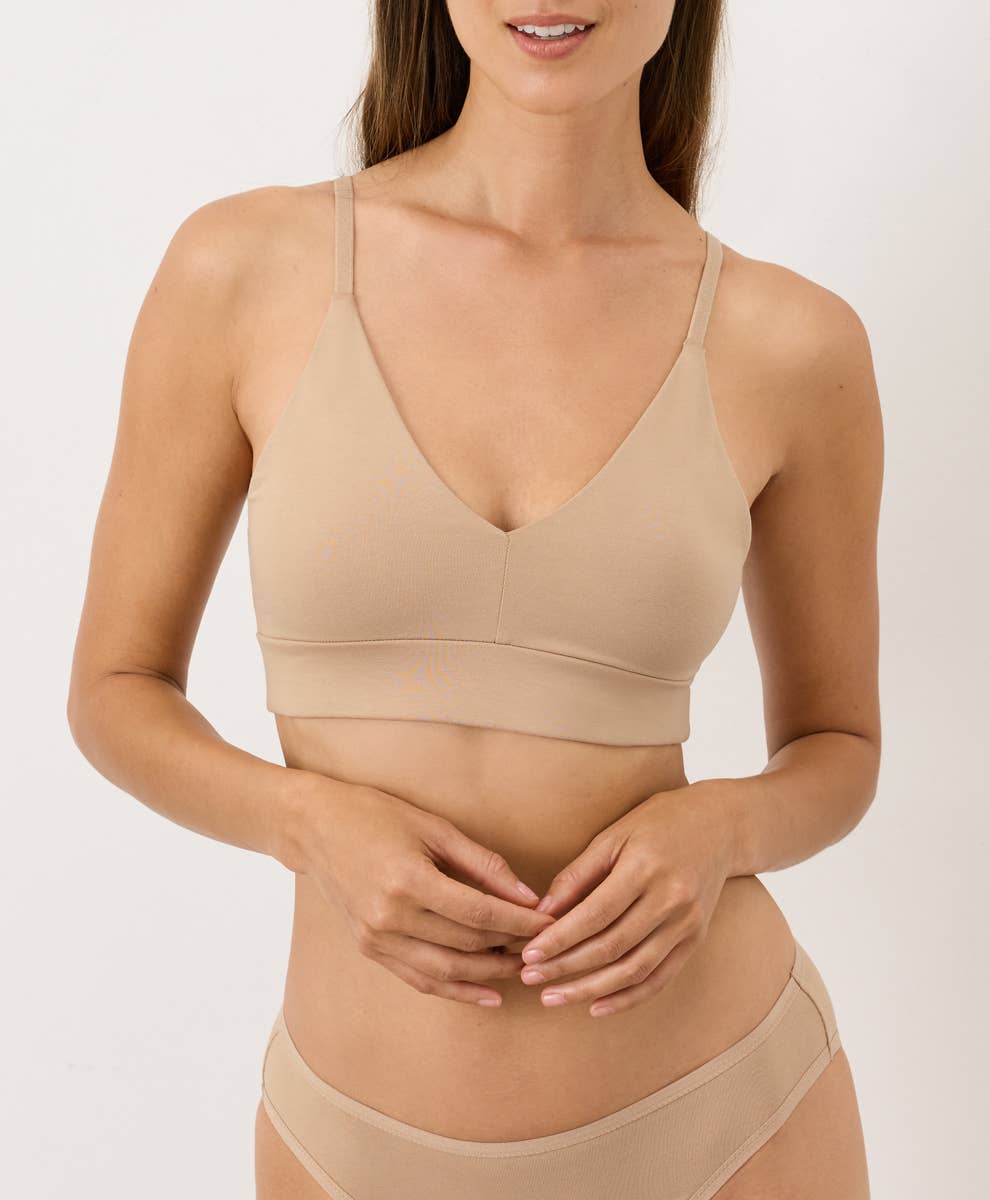 Pact - Women's Everyday Classic T-Shirt Bra: Sesame / Medium