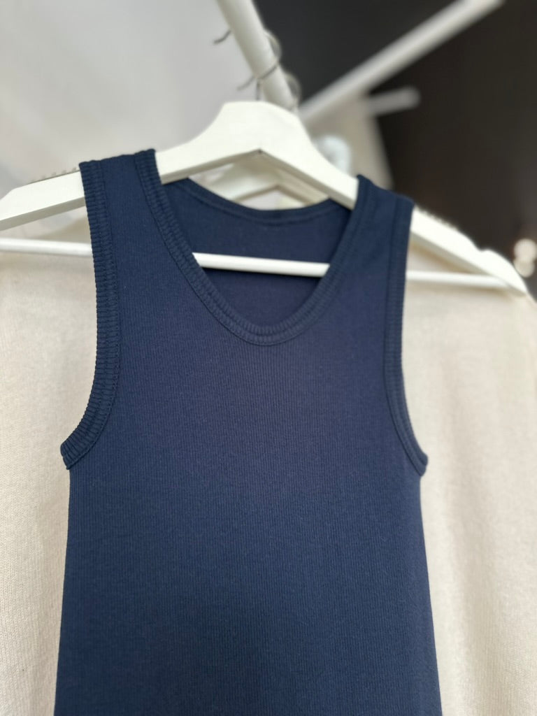 sodenashi tank in organic cotton