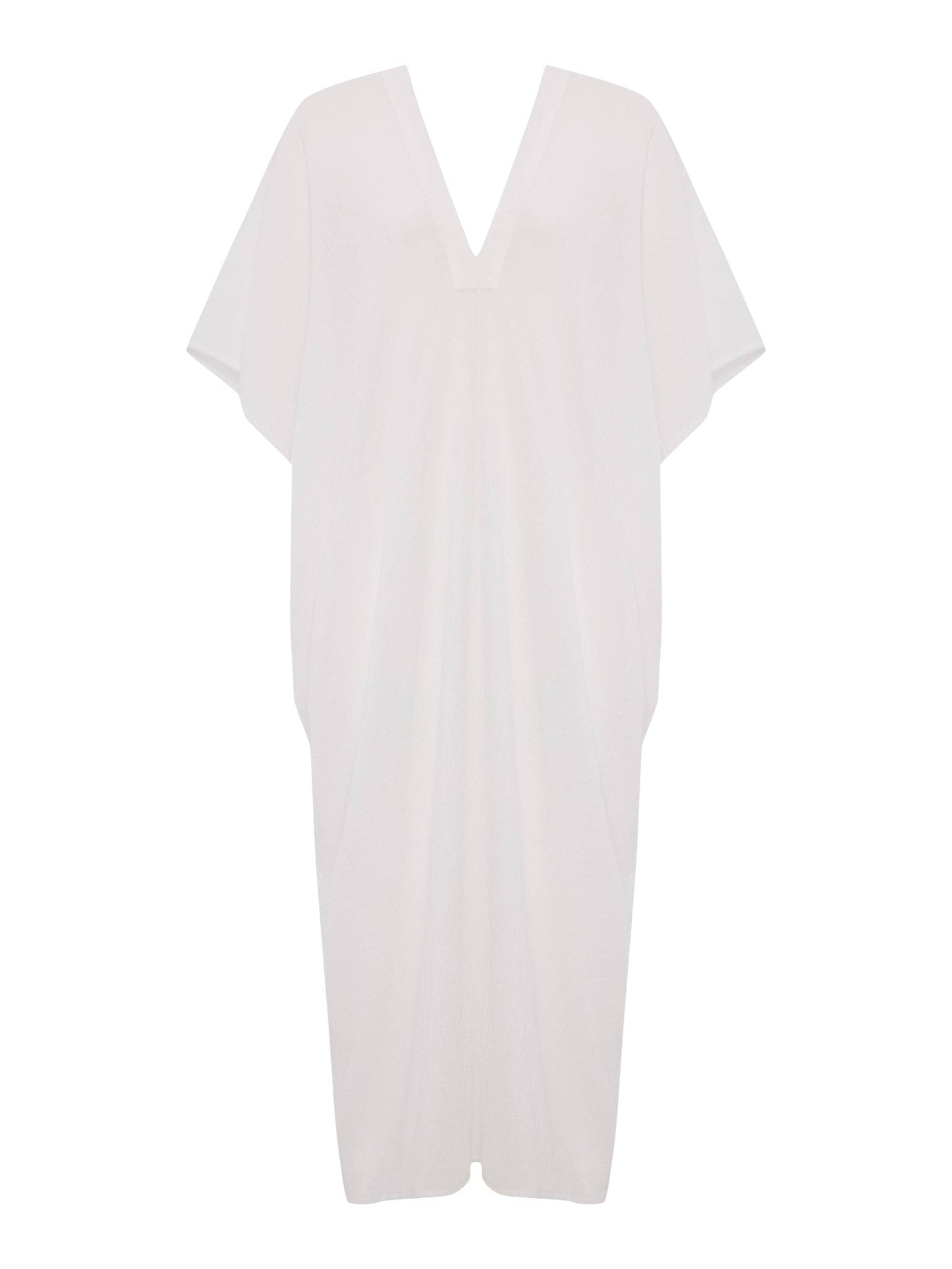 Esther Turkish Cotton Tunic-Chalk White