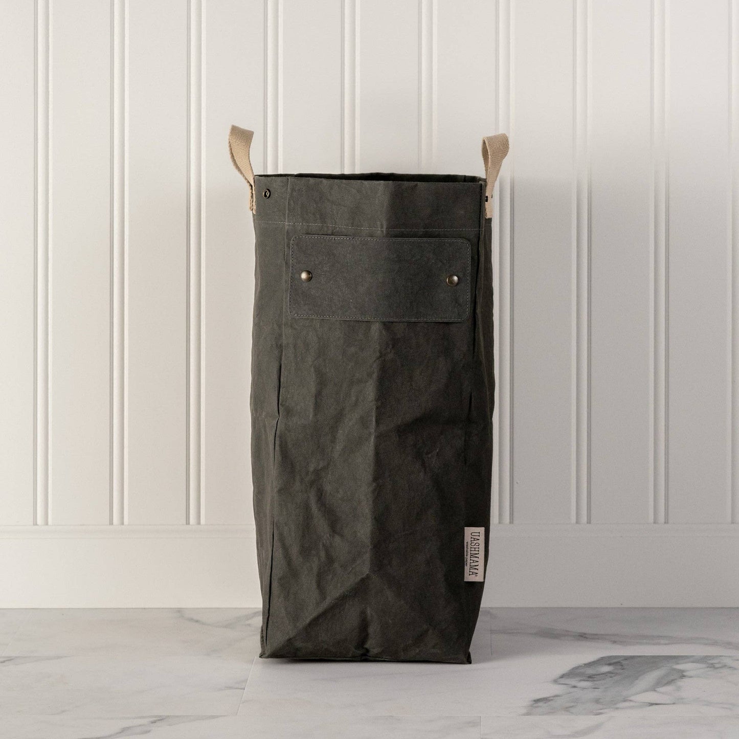 Uashmama - LAUNDRY BAG HAMPER: Grey