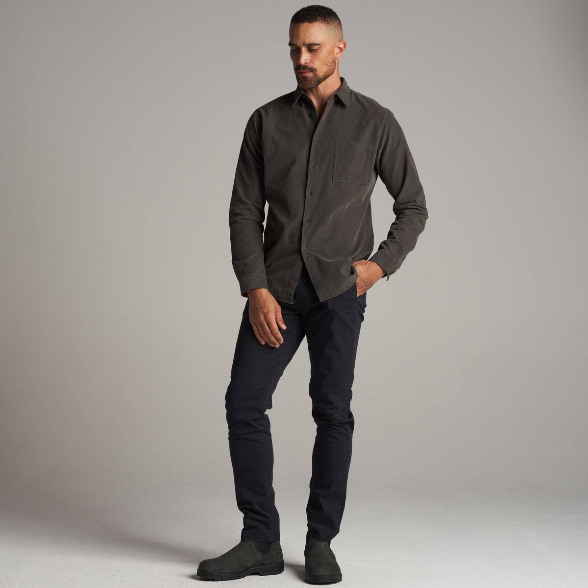 Nobel Fine Wale Cord Shirt