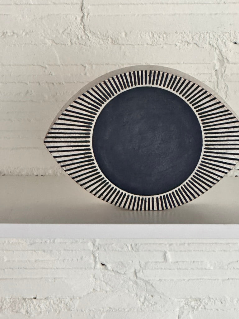 New Eye Sculpture by MQuan medium