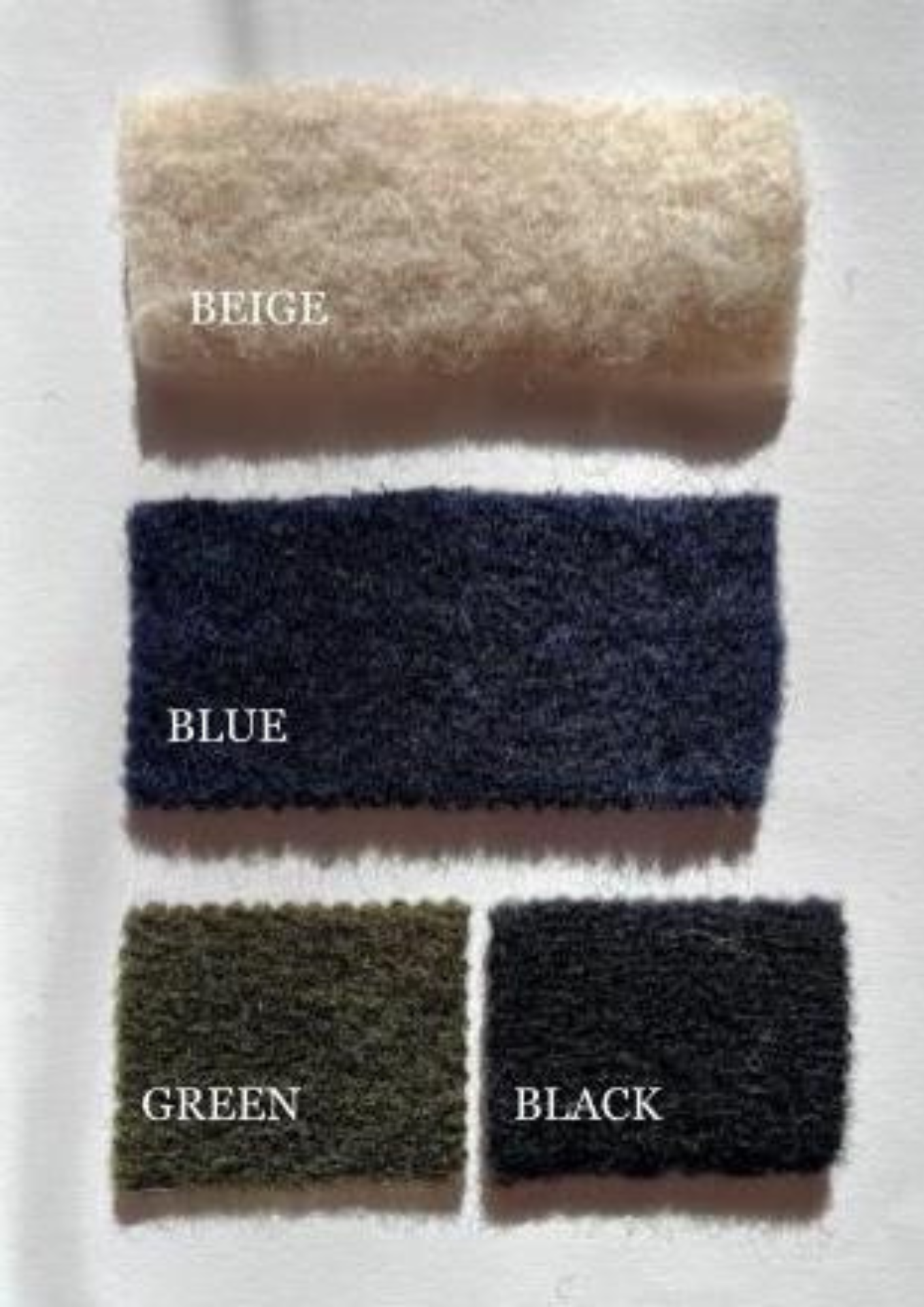 CECILIA SÖRENSEN - 319 CIGALA COAT pure beige wool: Blue