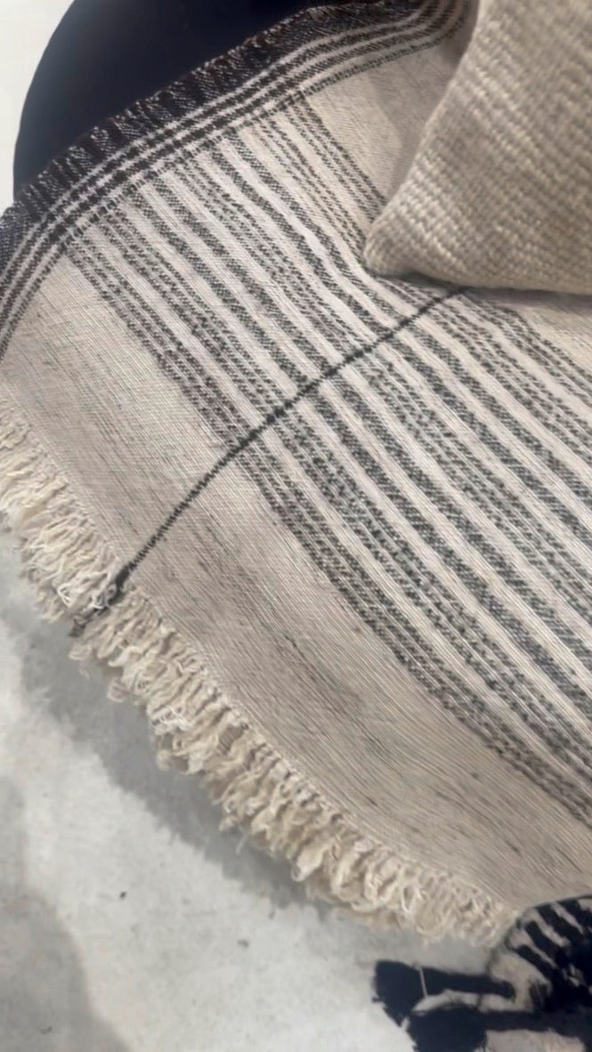 Seytu Undyed Handloom Throw