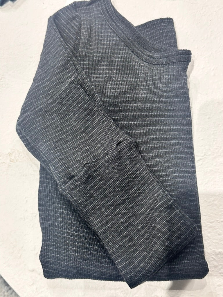 Tamaki-Niime Fukapita Scoop Cotton Knit Long Sleeve