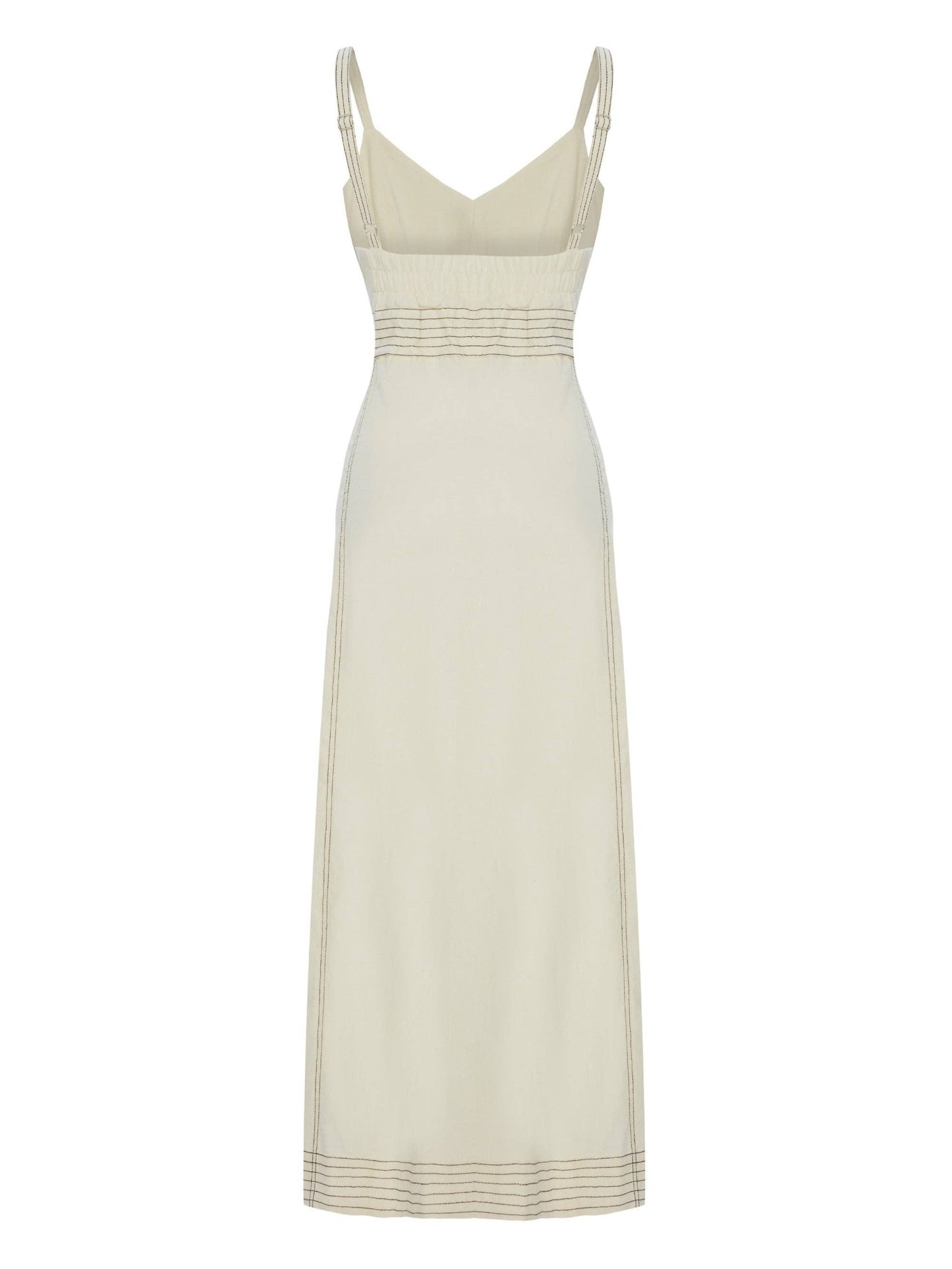 The Handloom - Eva Maxi Dress - Natural: Natural / S-M