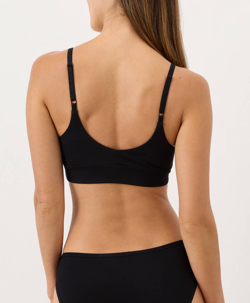 Pact - Women's Everyday Classic T-Shirt Bra: Black / Medium