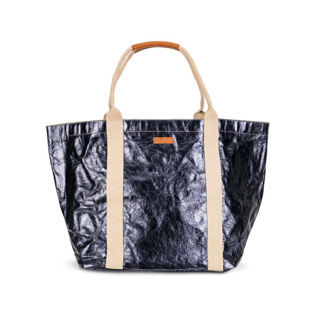 Uashmama - GIULIA CARRYALL TOTE BAG: Peltro / XSmall