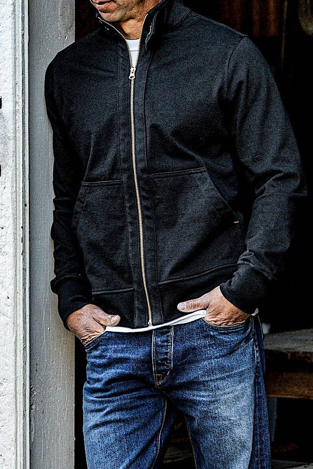 Stinson Moto | 12oz 100% Cotton - Basalt: Basalt / M
