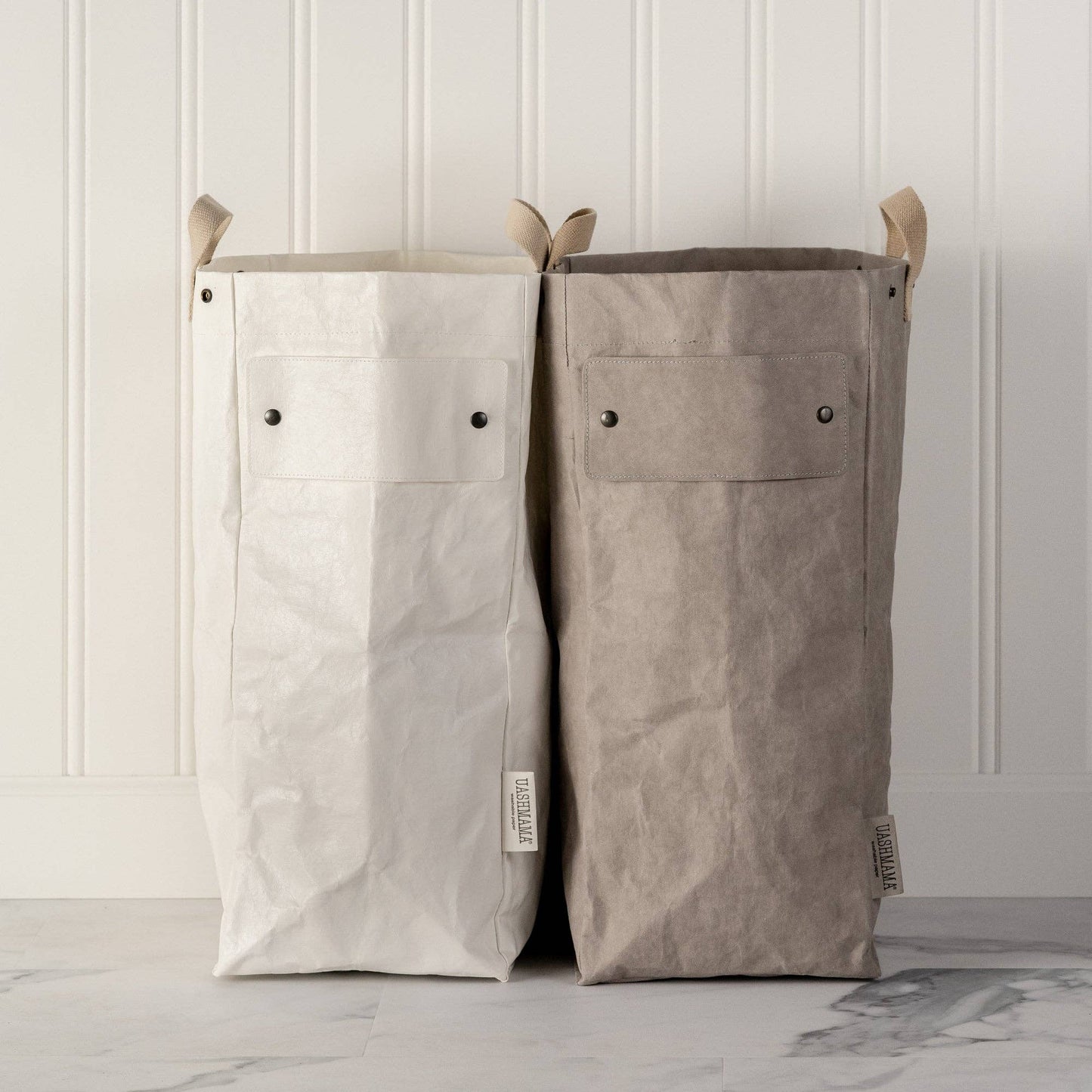 Uashmama - LAUNDRY BAG HAMPER: Black