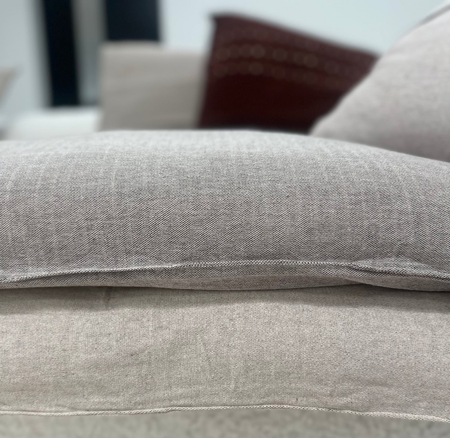 kapok-cotton overlay cushion 36'' x 75''