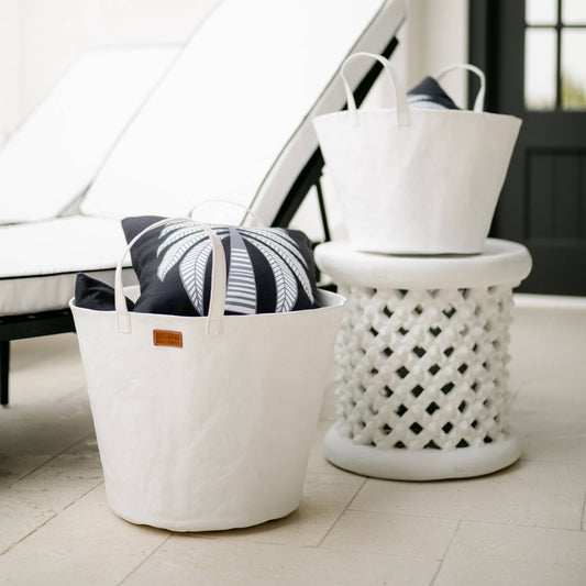 Uashmama - PANIERE BUCKET: White / Large