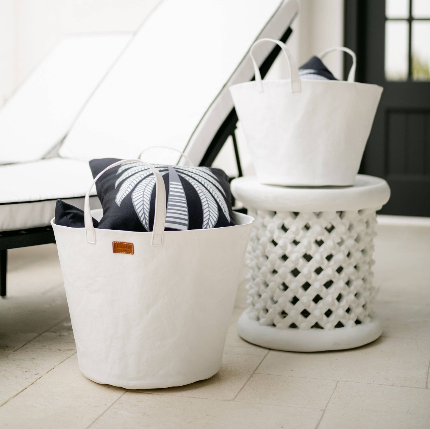 Uashmama - PANIERE BUCKET: White / Medium