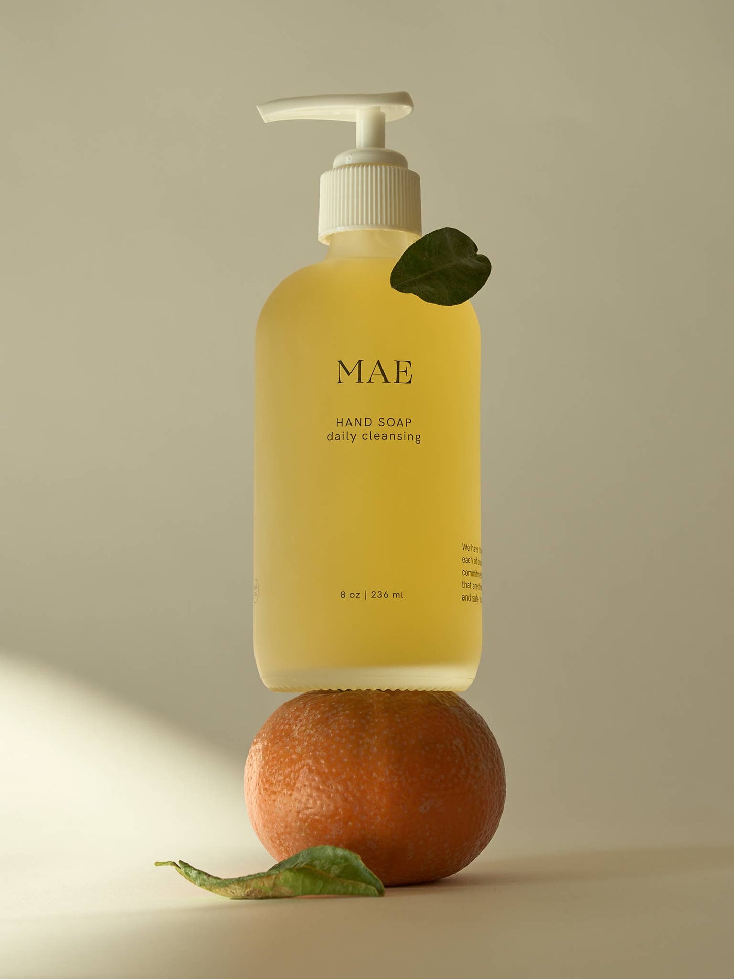 MAE - Petitgrain Clean Hand Soap - Vegan, Essential Oil