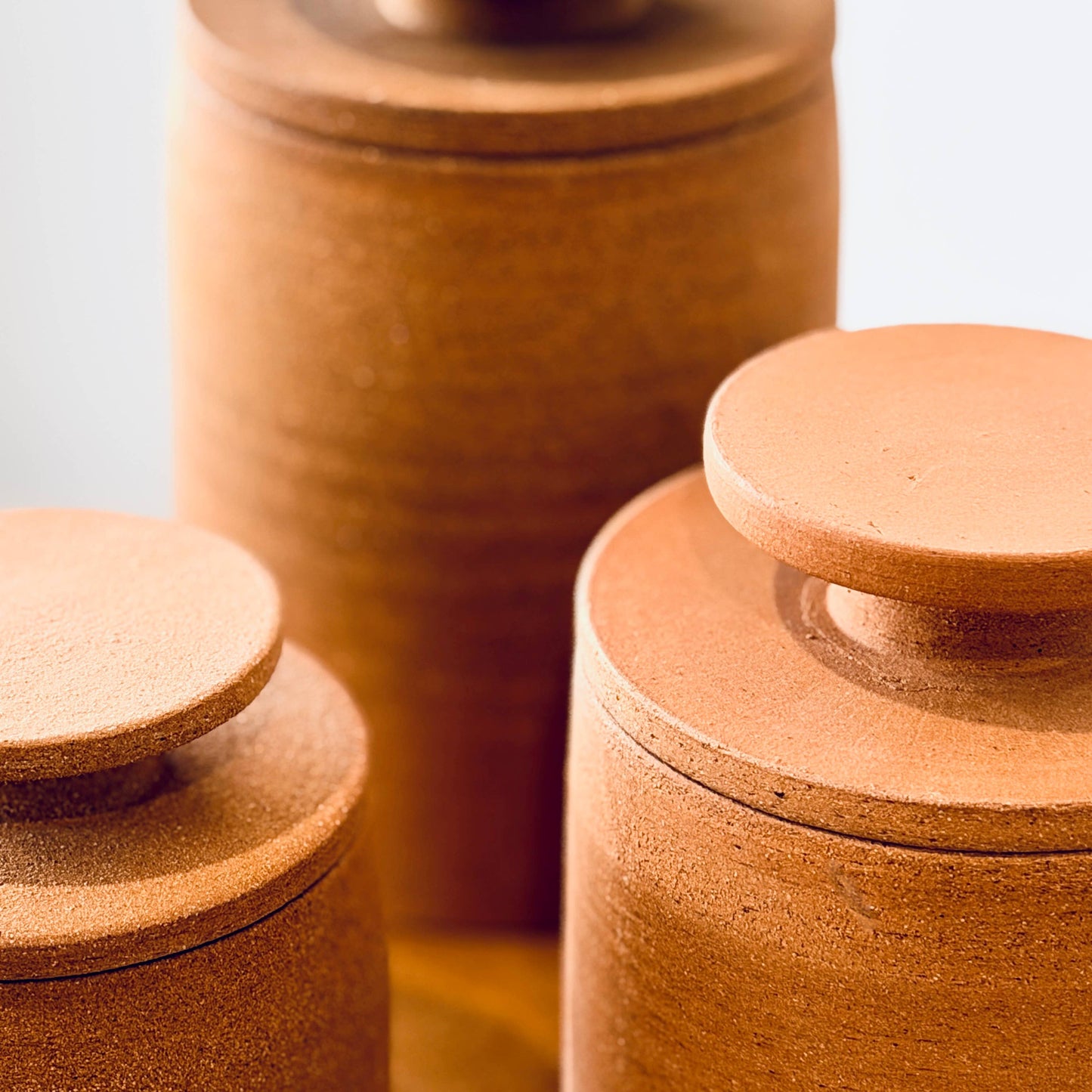 MH STUDIO - Terracotta Alto Jars: Small