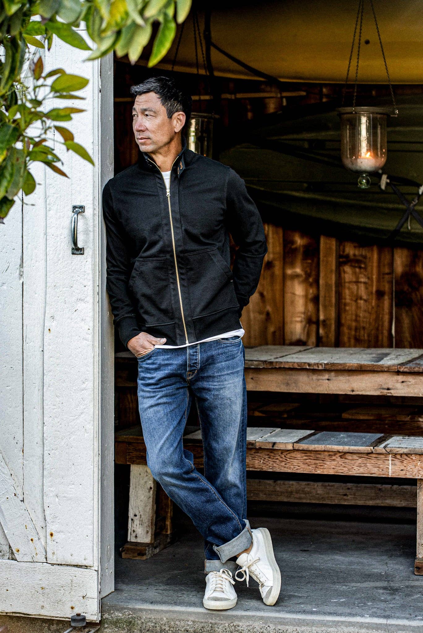 Stinson Moto | 12oz 100% Cotton - Basalt: Basalt / M