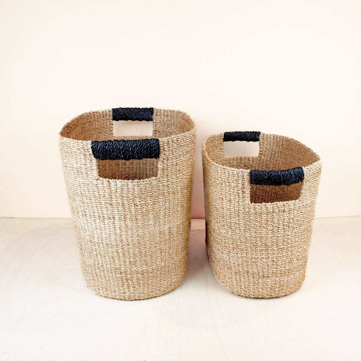 Oval Hemp Storage Baskets Medium and Large