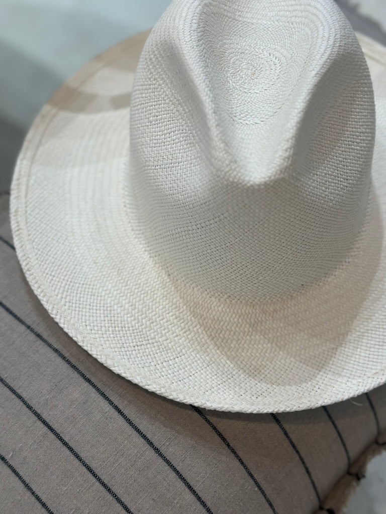 Boncia Panama Straw Hat made by Reinhard Plank in Ecru
