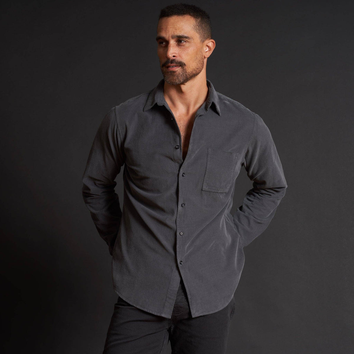 Nobel Fine Wale Cord Shirt