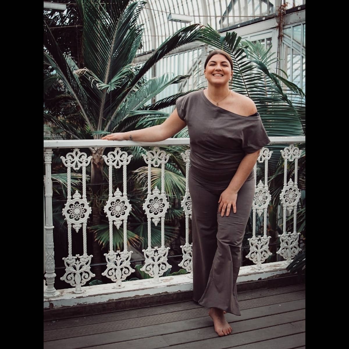 Soul Factory - Organic cotton Jumpsuit deluxe - Plum Truffle: 'S