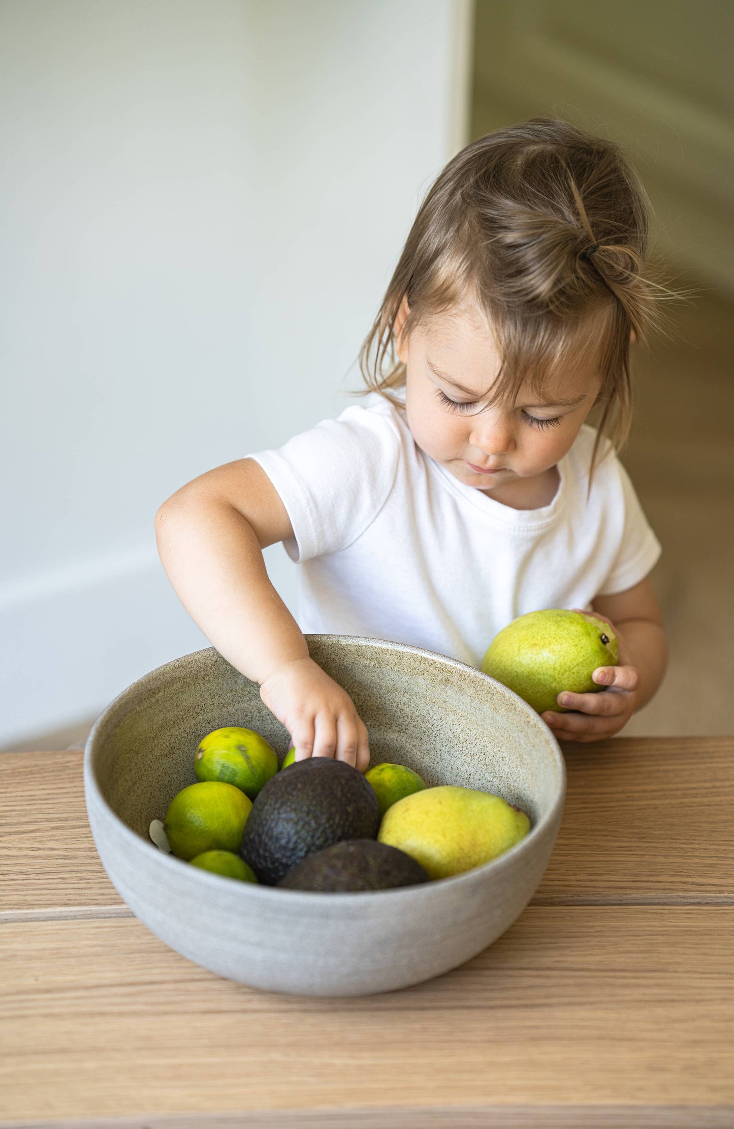 Creating Comfort Lab - Stoneware Large Bowl "Concrete" | Centerpiece Bowl