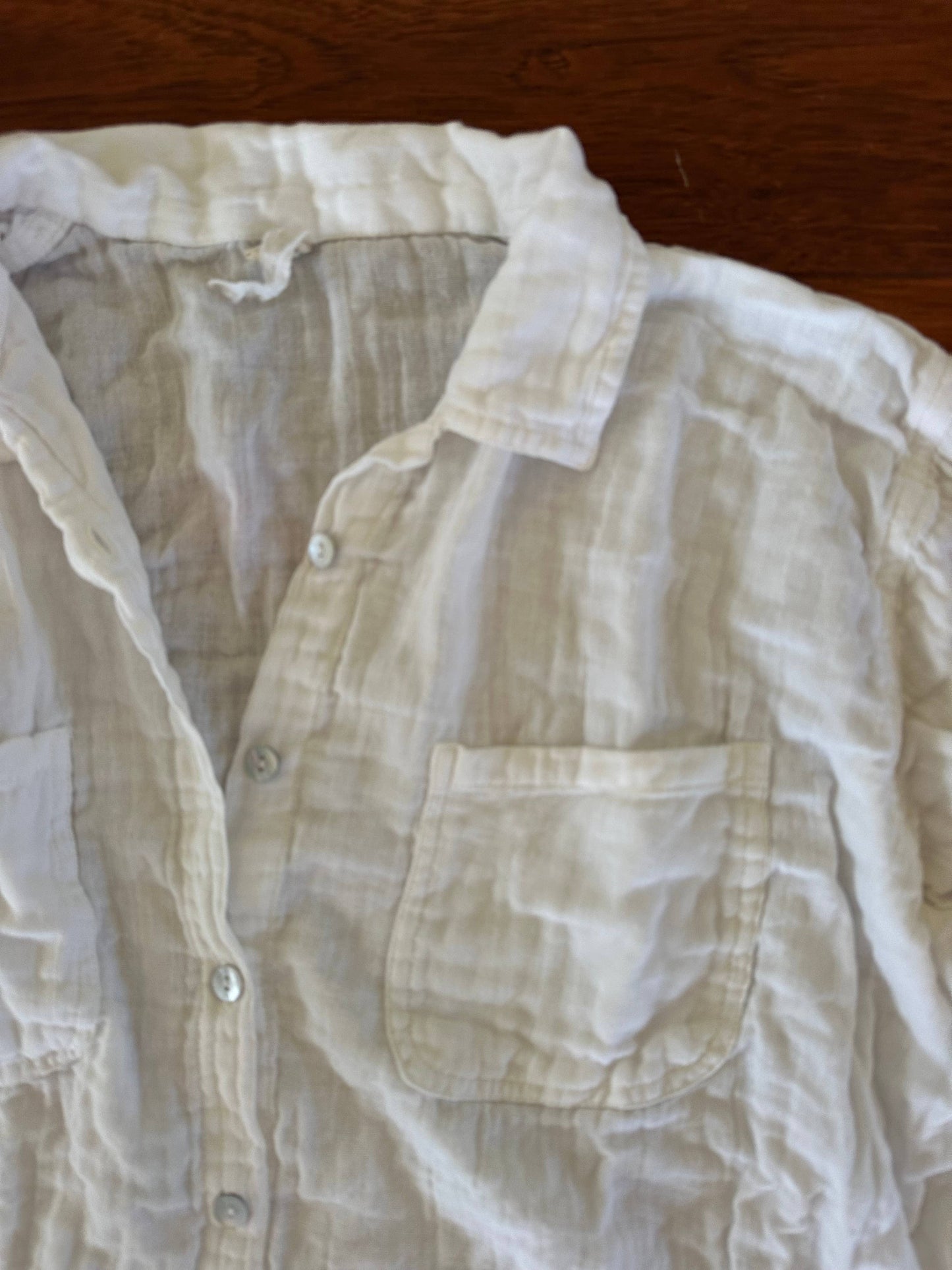 Organic Cotton Gauze Comfort Top