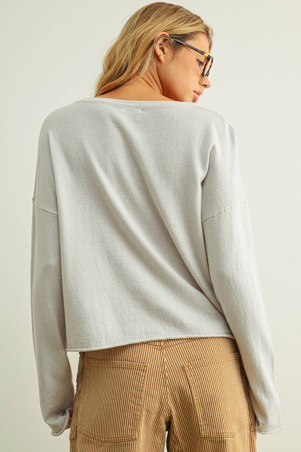 Cashmere Cotton Comfort Pop Over Knit