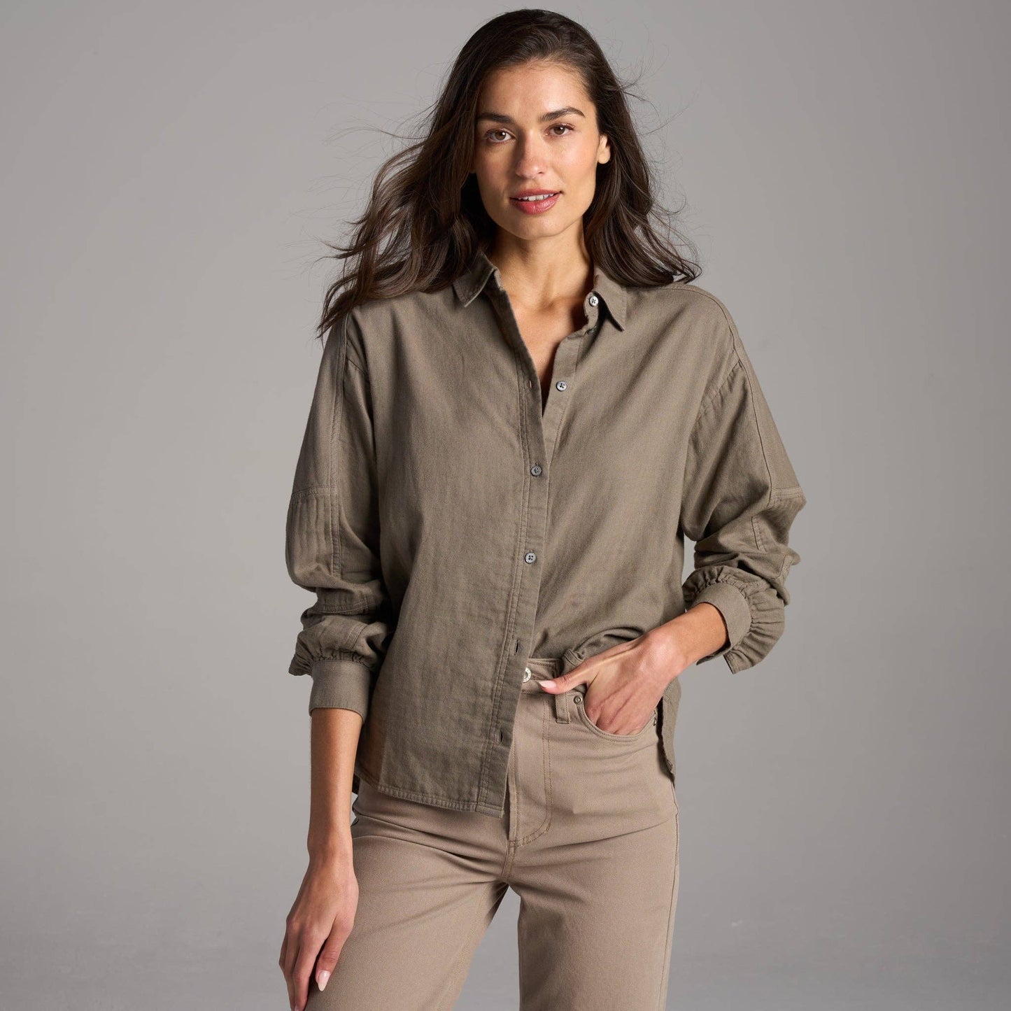 Skye Gauze Cotton Relax Shirt