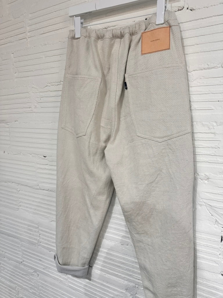 Tamaki-Niime Happy Pant-Organic Cotton Denim -Gender Fluid Wear from Japan