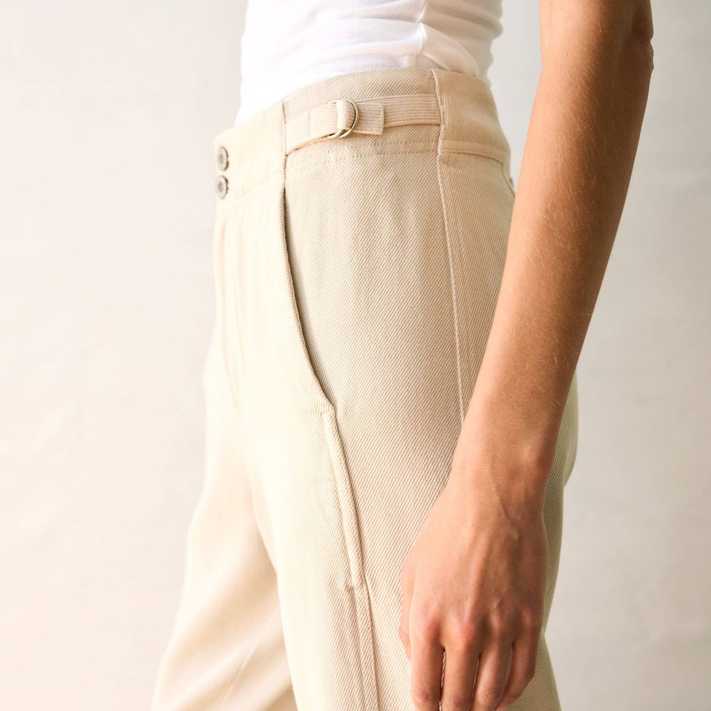 Neve Drape Denim Twill Pant