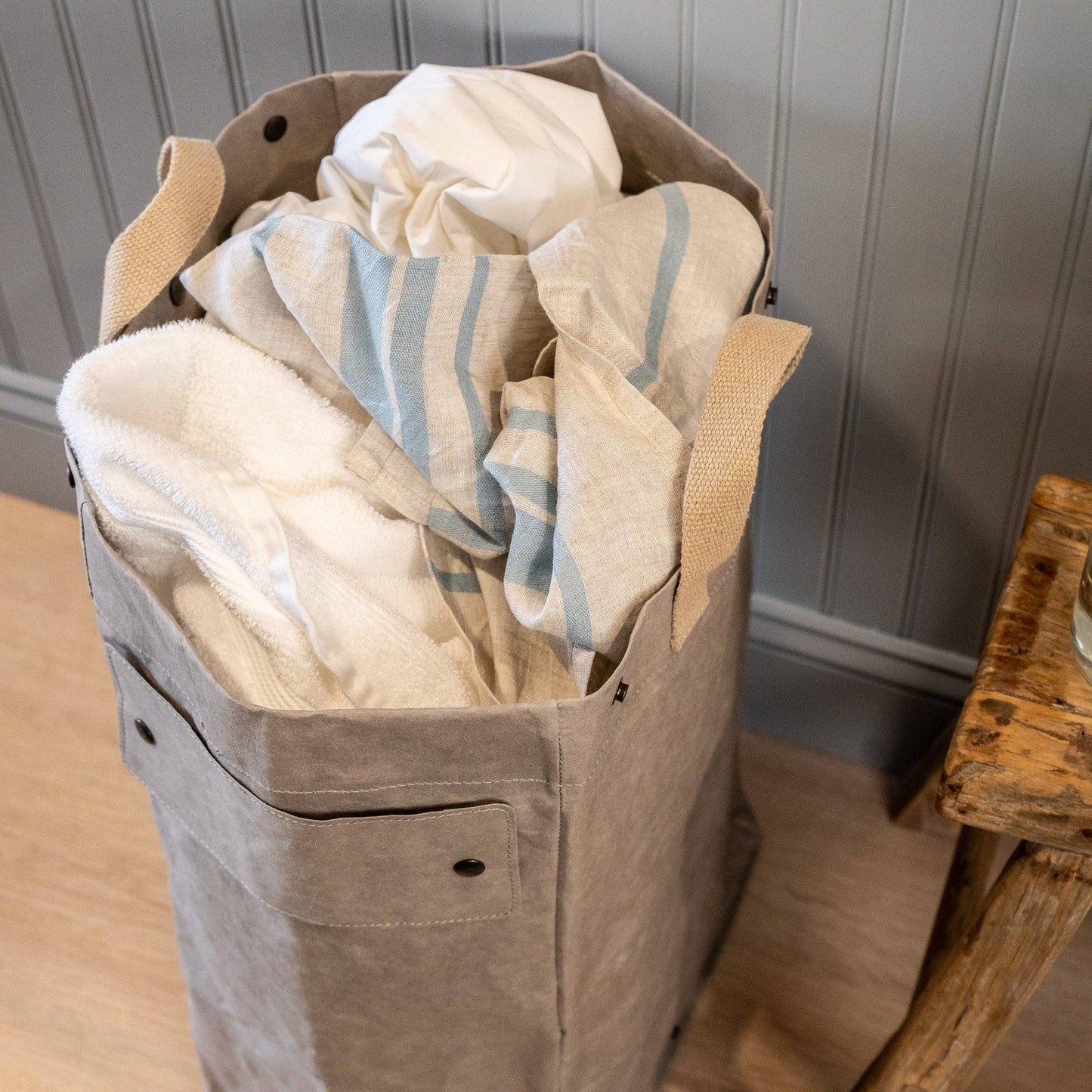 Uashmama - LAUNDRY BAG HAMPER: Dark Grey