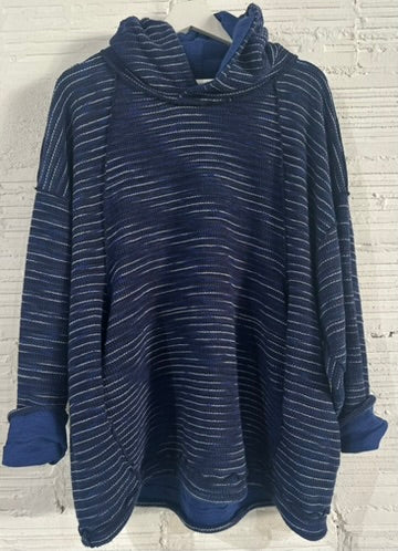 Tamaki Niime Dub Dub Pocket reversible hoodie in organic cotton from Japan