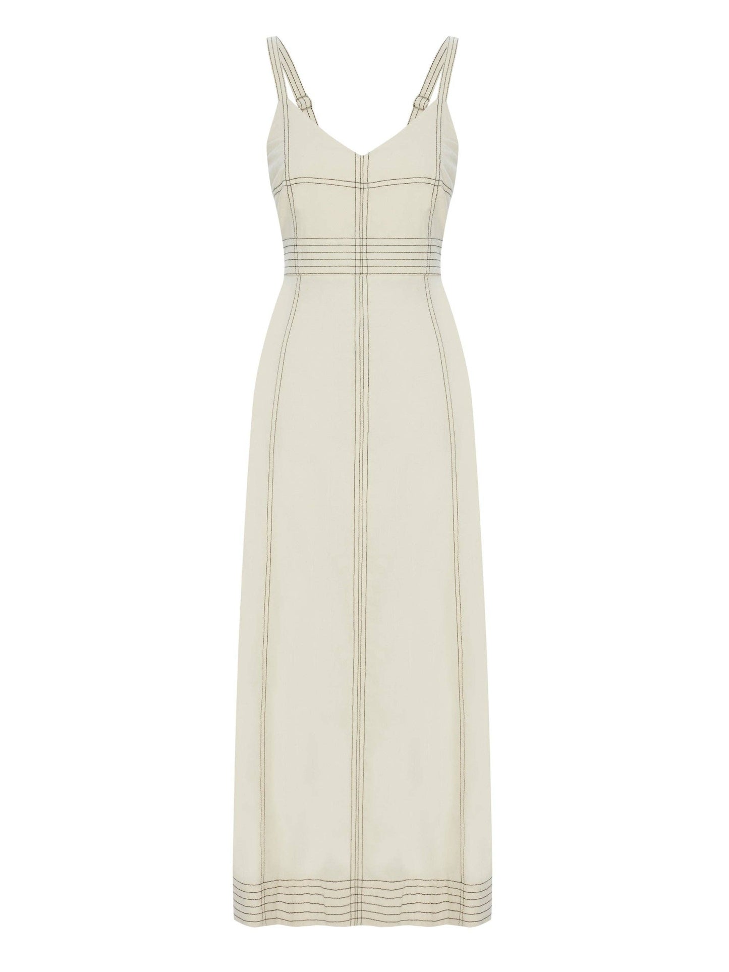 The Handloom - Eva Maxi Dress - Natural: Natural / S-M