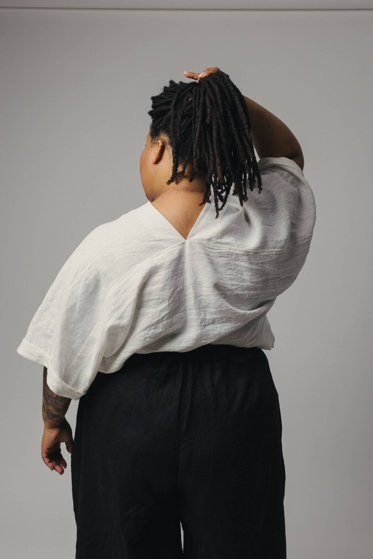Pamut Apparel - Judith Top - Linen: White / S/M
