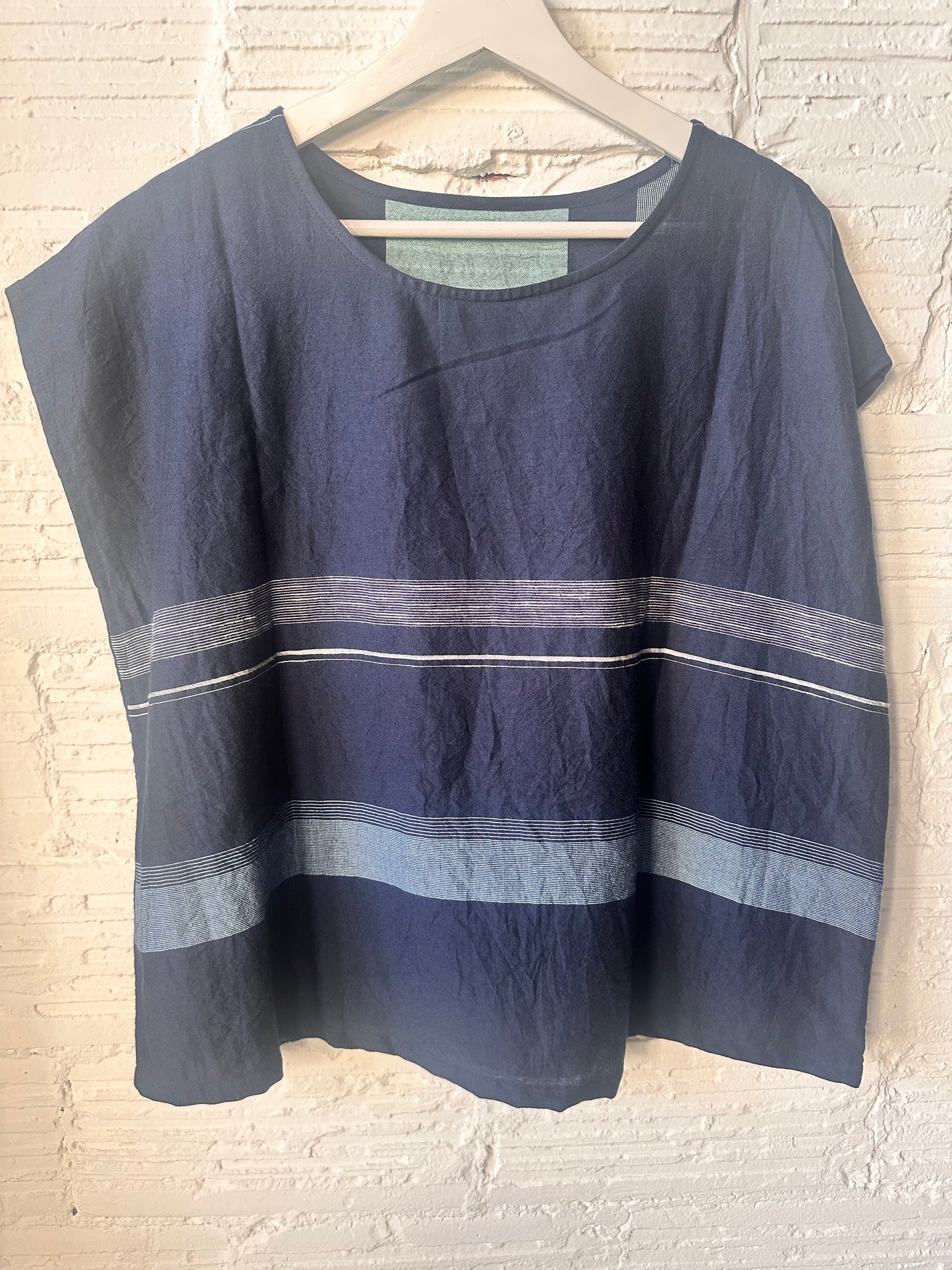 Suton tee short cap sleeve in organic Japanese cotton