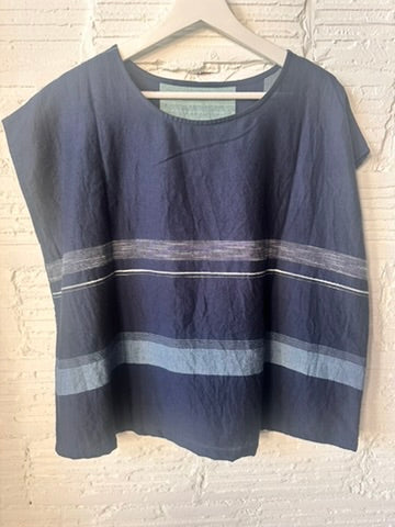 Suton tee short cap sleeve in organic Japanese cotton